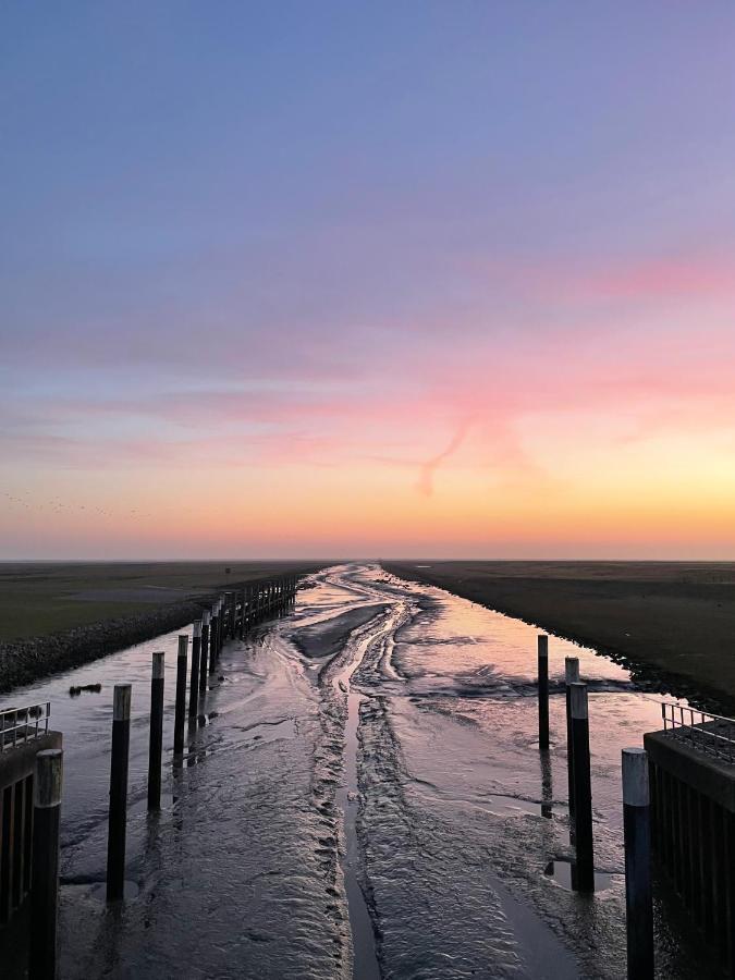 Ferienwohnung „Deichgefluster“ Nahe Der Nordsee Marne エクステリア 写真